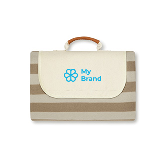 Couverture de pique-nique pliable en RPET et similicuir