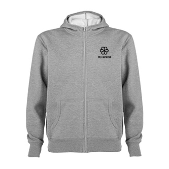 Sweat-shirt en coton et polyester unisexe avec capuche 280 g/m² Roly