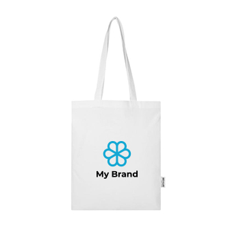 Tote bag en coton recyclé et RPET 7 L 140 g/m²
