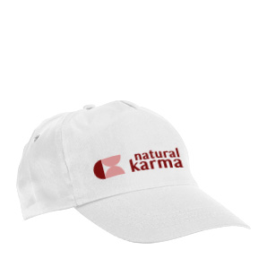 Casquette polyester velcro logo Casquette en polyester avec velcro 160g/m² Basic Style