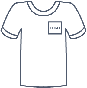Impression tee shirt poitrine