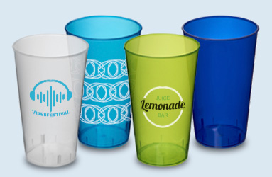 Types de verres en plastique